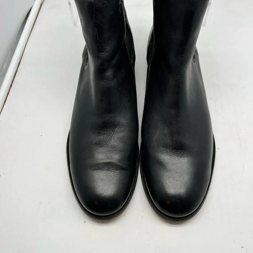Frye Boots Womens 10 Black Chelsea Bootie Pull On